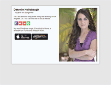 Tablet Screenshot of daniellehmusic.com
